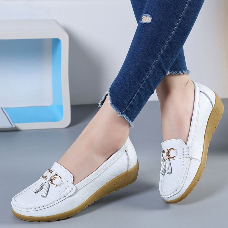 DEMA-Chaussures en cuir pour femmes