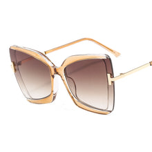 Charger l&#39;image dans la galerie, BRILLE-Lunettes de soleil 2022. Nouveau surdimensionné carré  pour femmes
